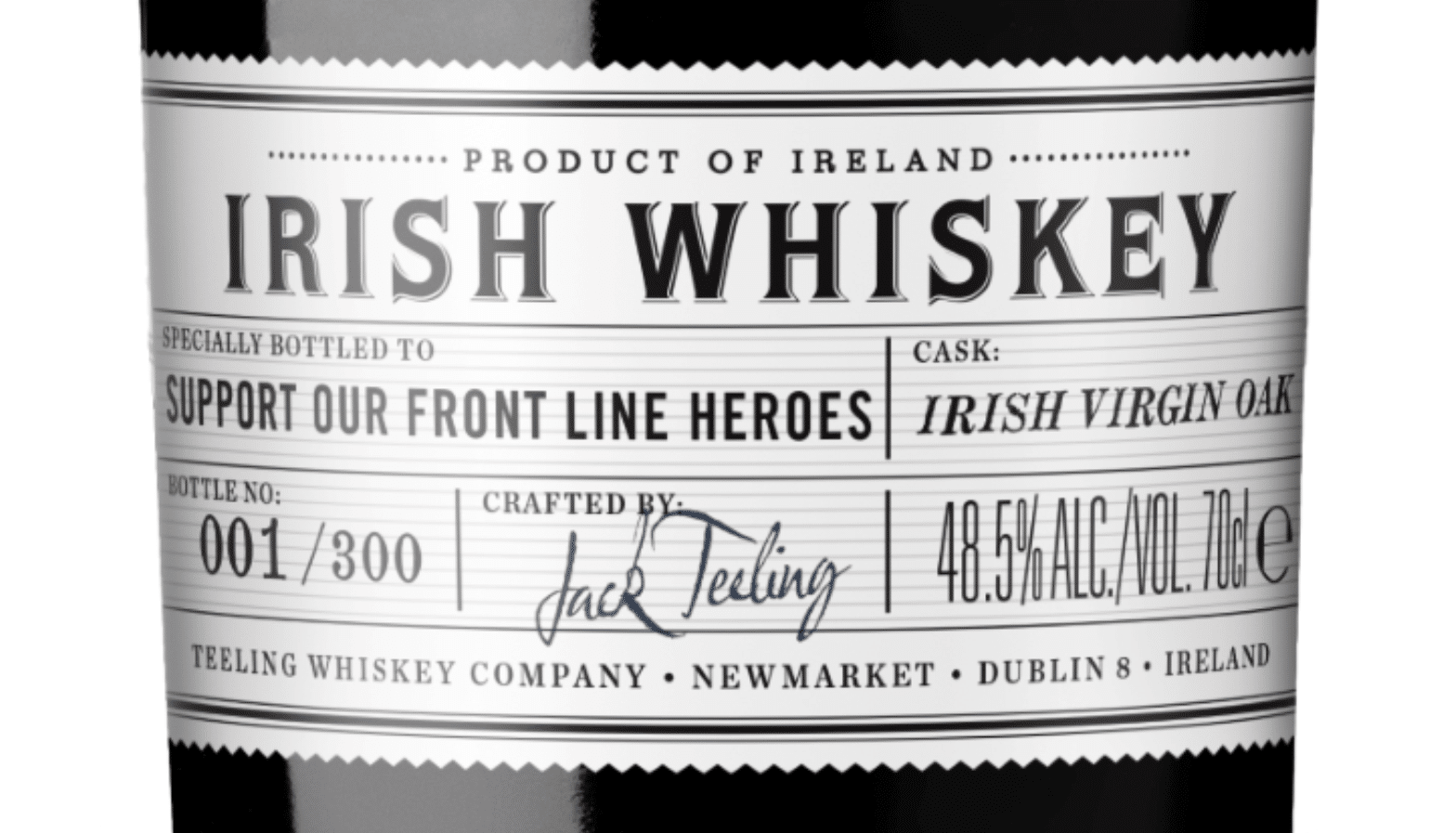Irish Whiskey Label