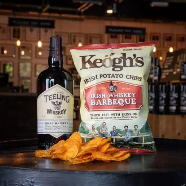 Teeling Whiskey collaboration with family owned Keogh's crisps