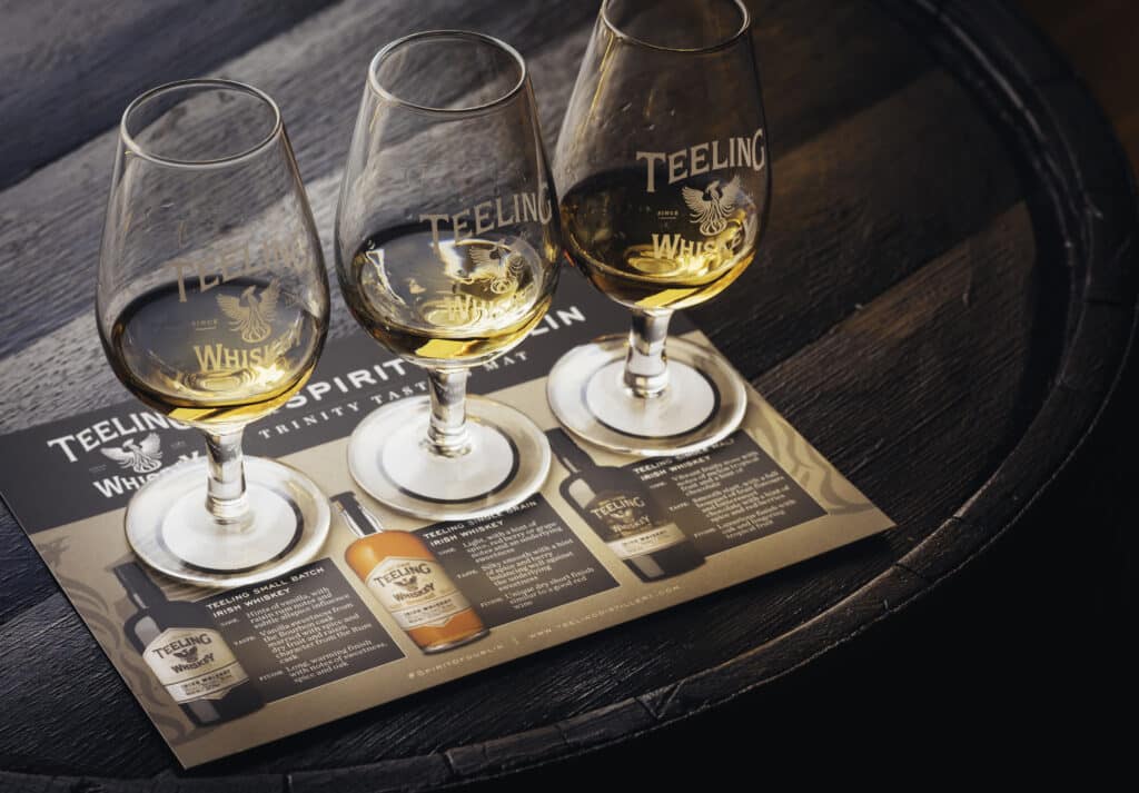 Teeling Irish Whiskey Trinity Tour Tasting