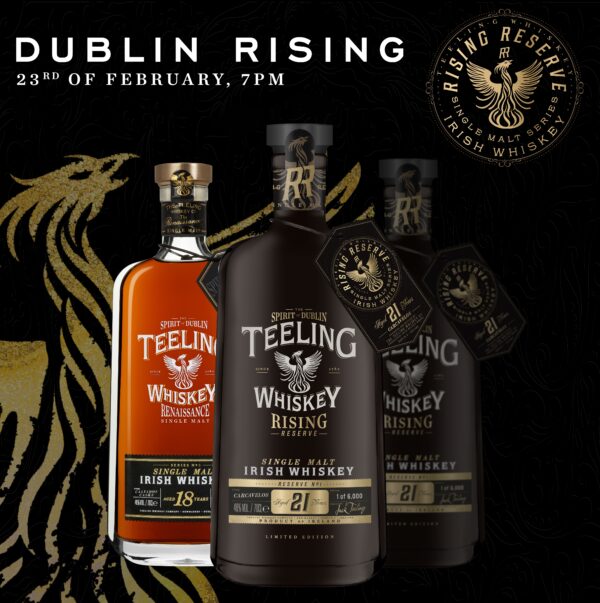 Teeling Whiskey Dublin Rising Single Malt Virtual Tasting Masterclass