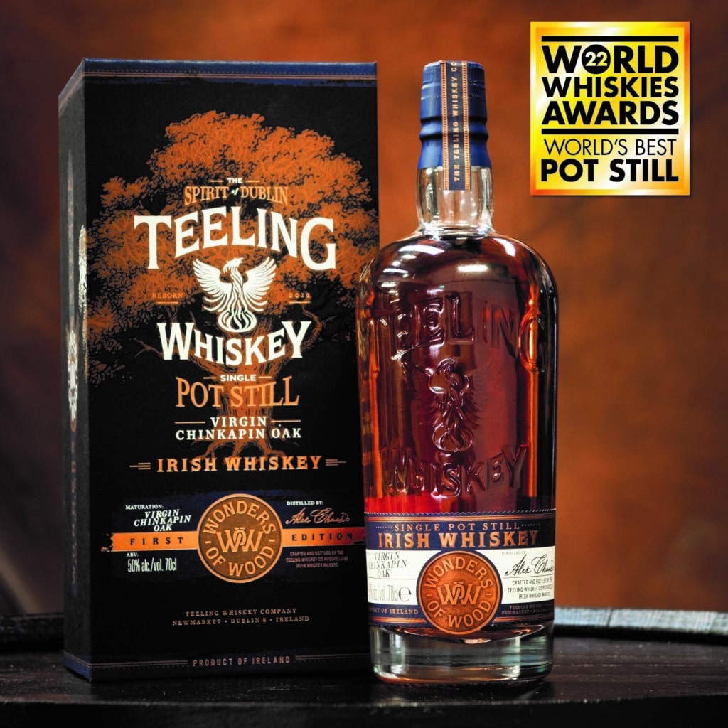 Teeling Wonders of Wood 1 wirth WWA award for World's Best Single Pot Still 2022