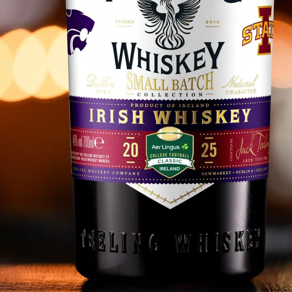 Teeling Whiskey Aer Lingus College Football Bottle 2025 - Image 2