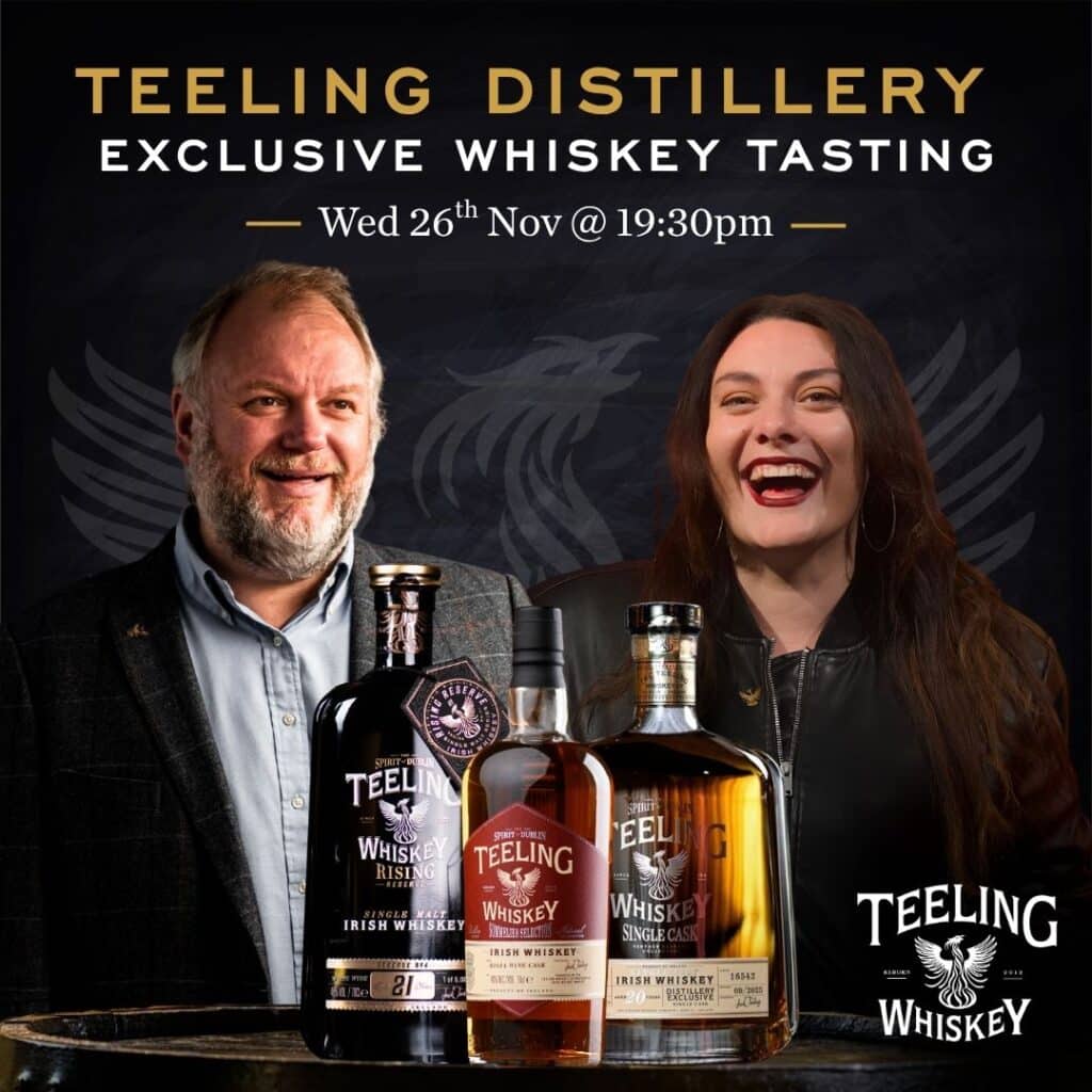 Teeling Distillery Exclusive Tasting event poster